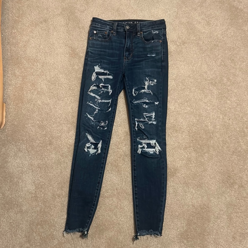 American Eagle Ripped Skinny Jeans